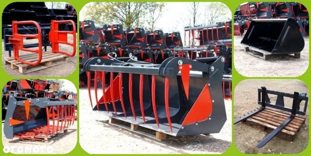 ŁYŻKO-KROKODYL do Tura Ładowacza SMS EURORAMKA Mailleux faucheux łyżka 1,4m 1,6m - 4