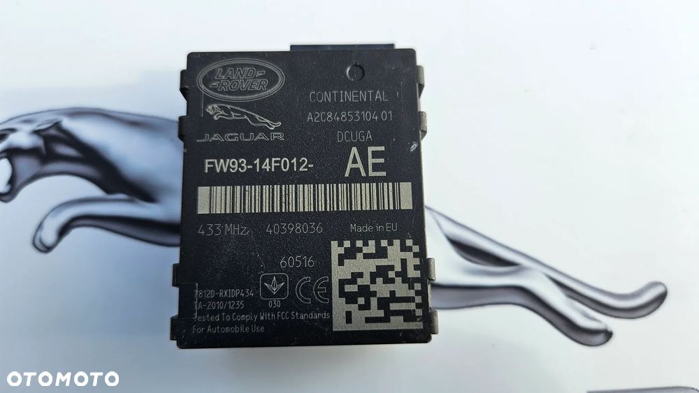 Jaguar XJ 351 LIFT 2015- Sterownik ciśnienia opon Moduł TPMS FW93-14F012-AE - 2