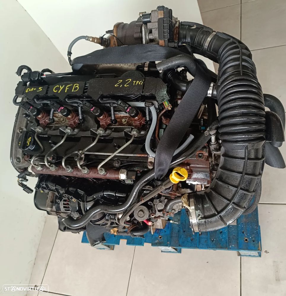 Motor Ford Transit 2.2TDCI 100cv DRFB euro 5 -caixa 6 velocidades CC1R-7002-AD - 7