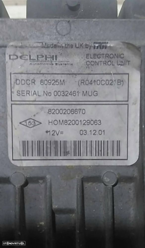 Centralina Motor Renault Clio Ii (Bb_, Cb_) - 1