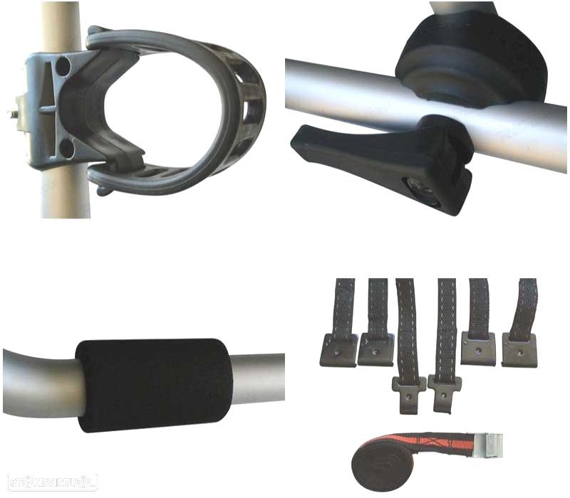 PORTA SUPORTE BICICLETA MALA DE 3 BICICLETAS - 4