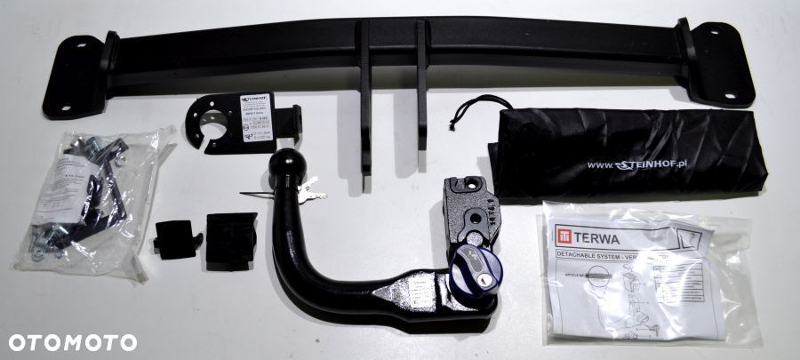 Wypinany hak holowniczy + Moduł 7 pin do BMW SERIA 5 F10 Sedan F11 Touring - 2