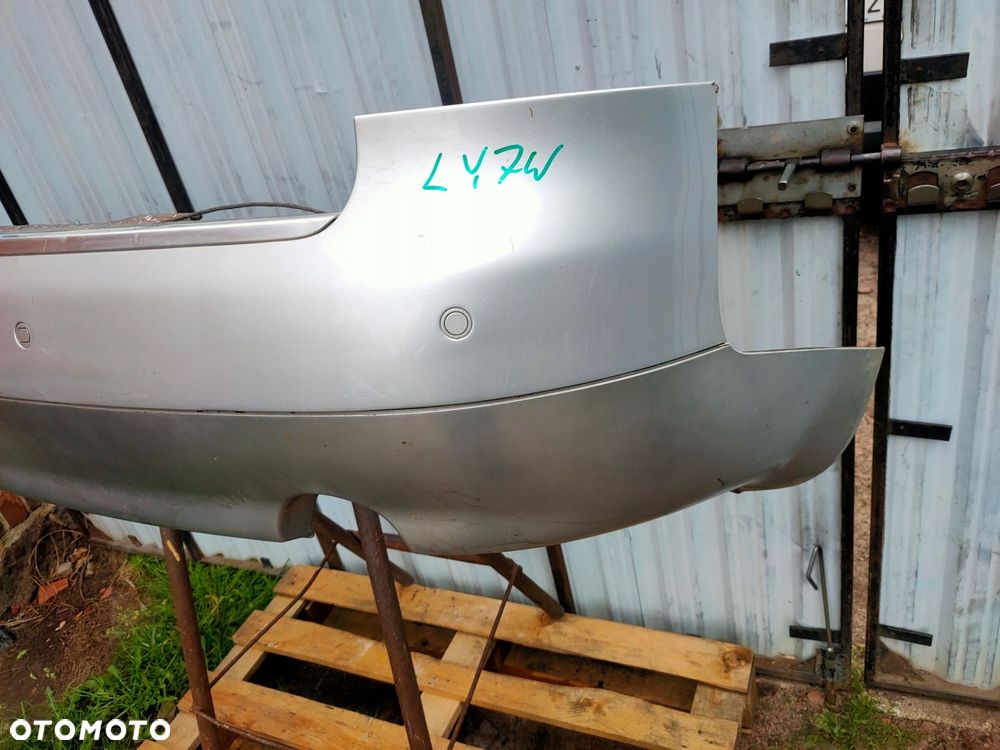 zderzak tył audi a4 b6 kombi kolor ly7w 2 rury - 5