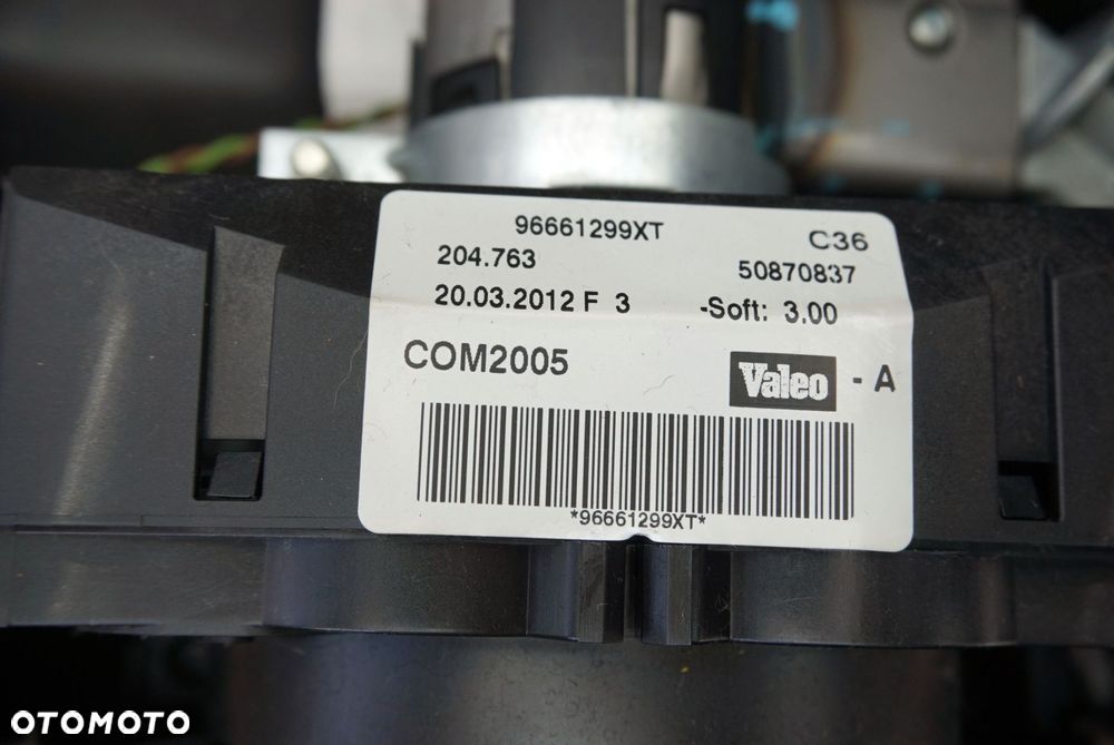 PRZEŁĄCZNIK ZESPOLONY TAŚMA AIRBAG 207 SW LIFT 96661299XT PEUGEOT 2009-2012 - 3