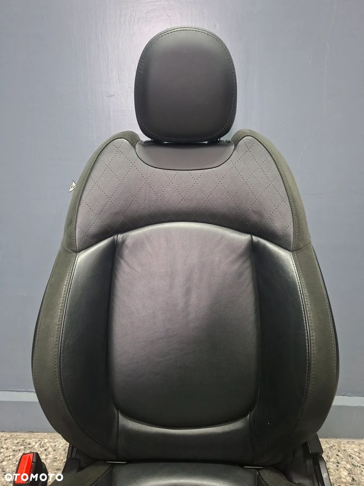 MINI Cooper F56 Fotele komplet Skóra / Alcantara Grzane - 10