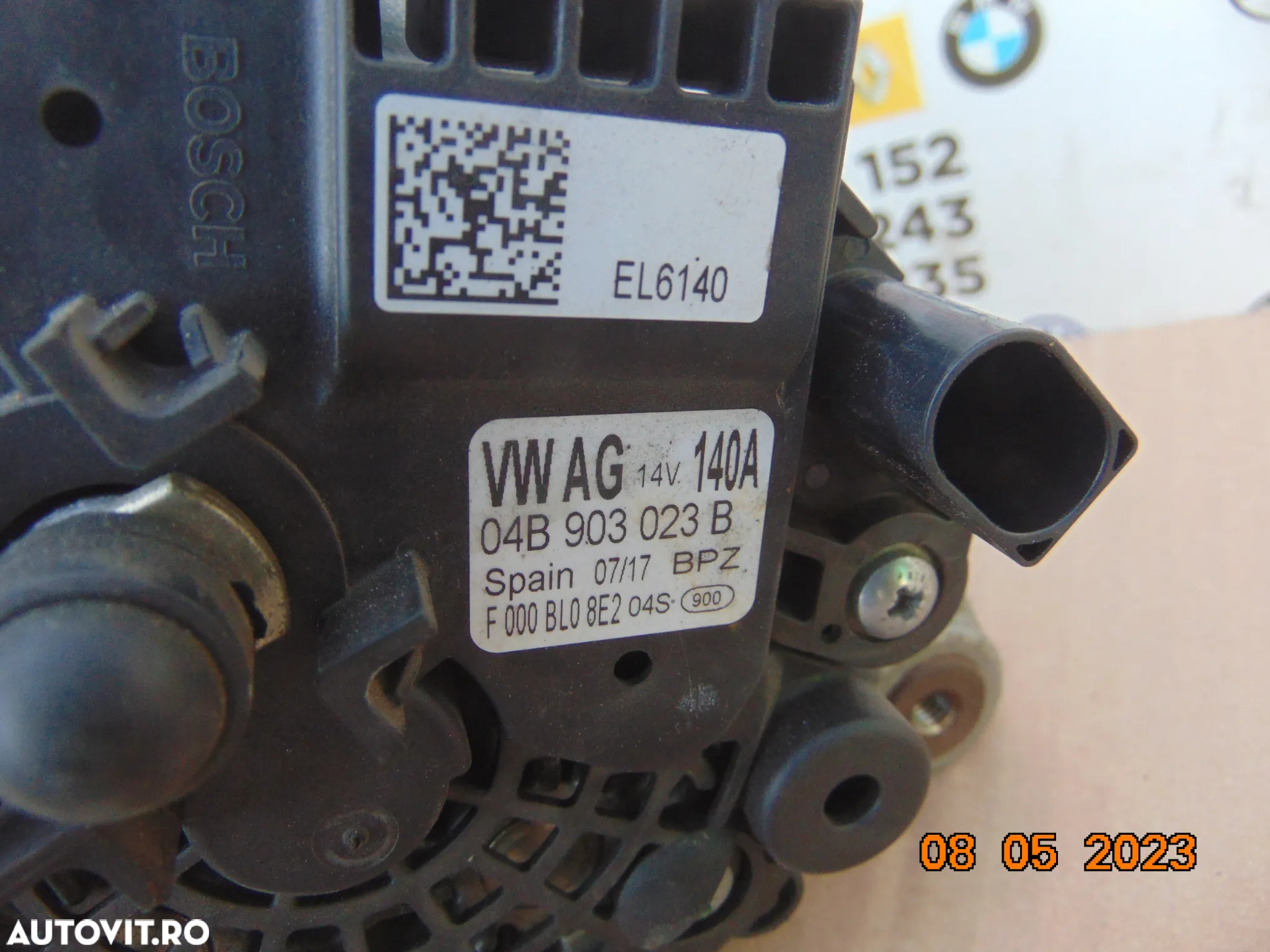 Alternator VW Polo 6R 1.4tdi CUS Skoda fabia 3 Audi a1 seat ibiza toledo 1.4 tdi - 7