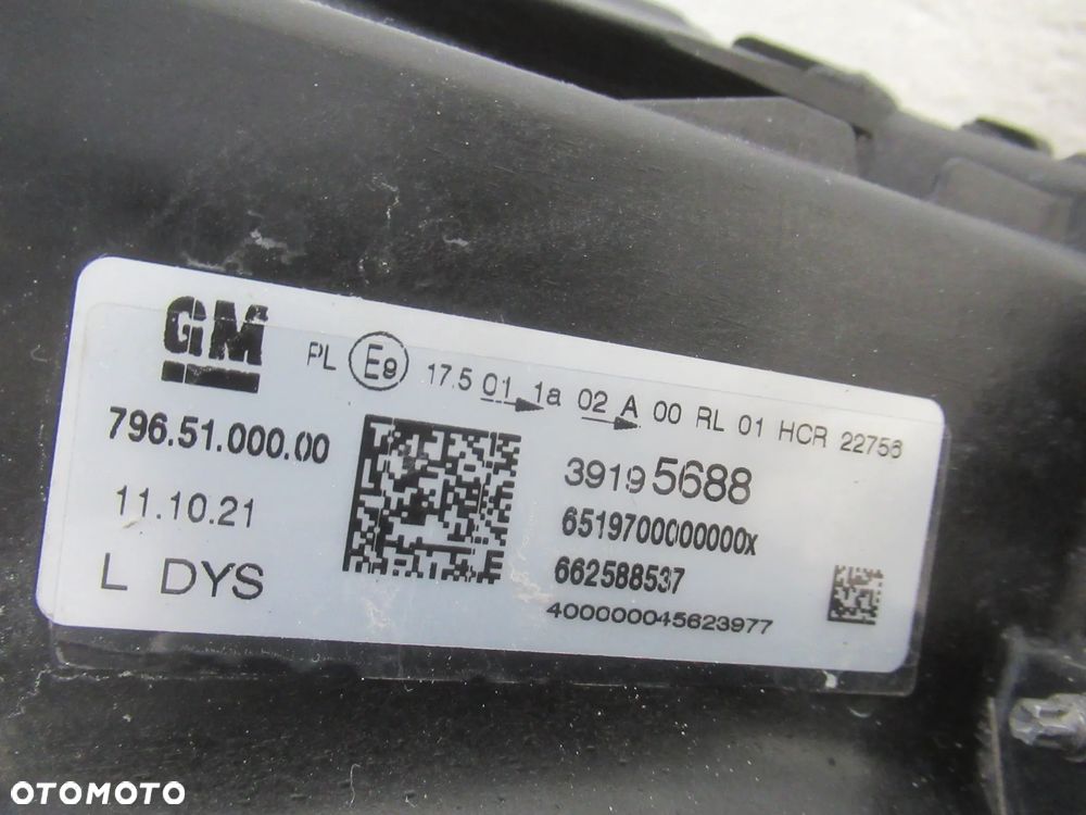 LAMPA PRZEDNIA PRZÓD LEWA OPEL ASTRA K 5 LIFT FULL LED 2019-2021 - 25