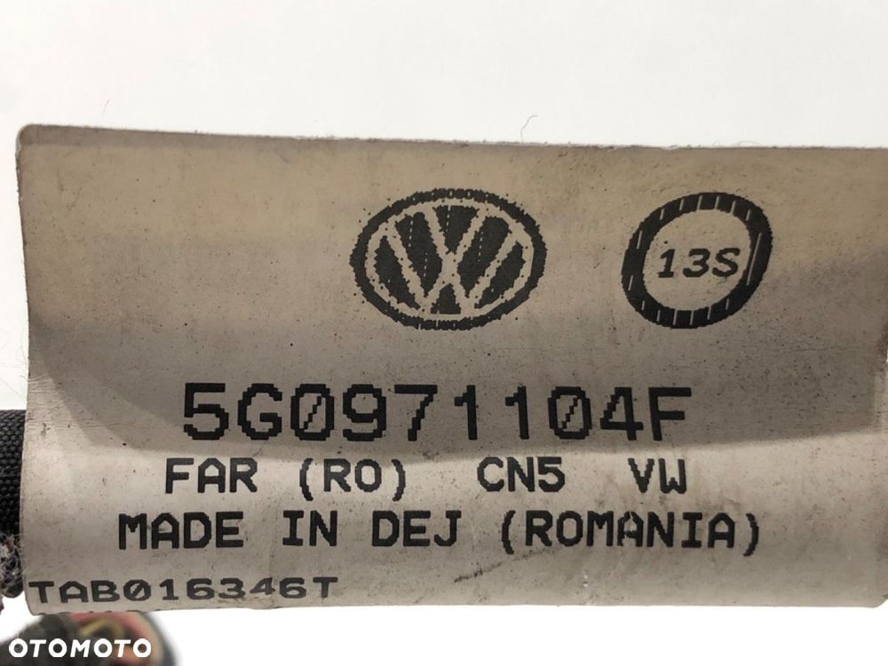 WIĄZKA PDC TYŁ  VW GOLF VII (5G1, BQ1, BE1, BE2) 2012 - 2022 1.2 TSI 77 kW [105 KM] benzyna 2012 - - 4