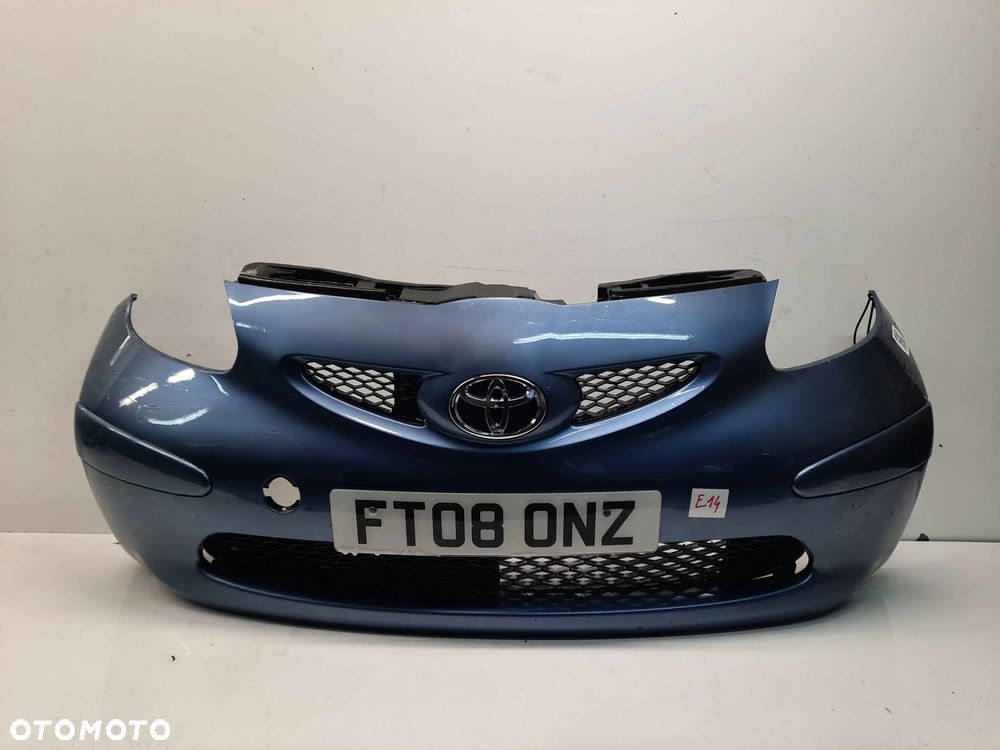 } ZDERZAK PRZÓD PRZEDNI TOYOTA AYGO 8R3 NIEBIESKI BŁĘKITNY - 1
