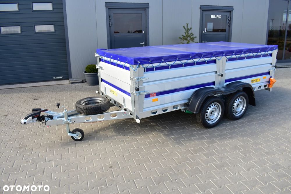 Wiola Mocna przyczepa lekka SILEZIA KOMFORT PLUS MAX 302 x 152 cm. DMC. 750 kg. DOSTAWA!! - 15