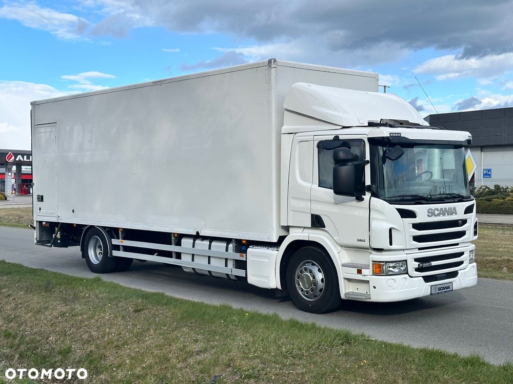 Scania P250 euro6 kontener 8.2 dzienna automat winda - 2