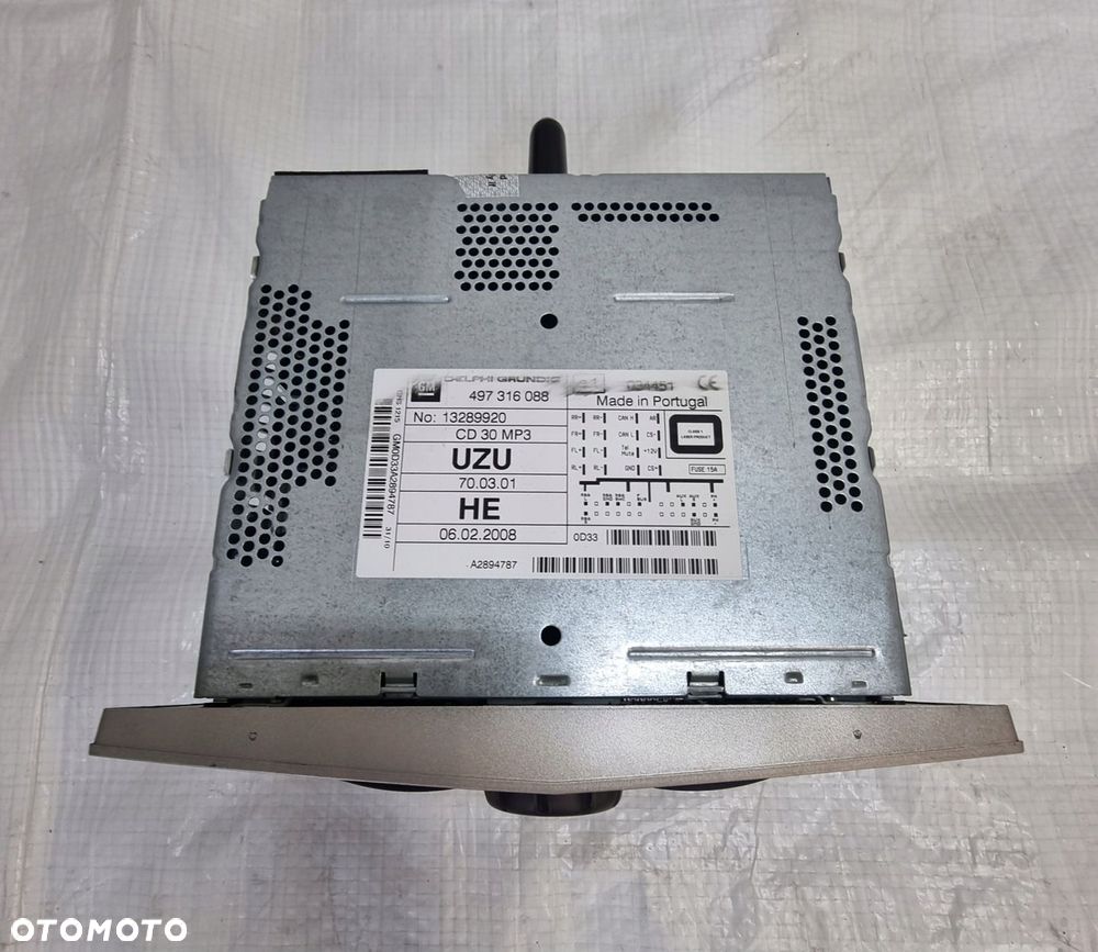RADIO CD OPEL CORSA D 13289920 - 2