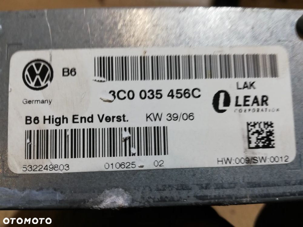 VW PASSAT B6 TUNER WZMACNIACZ 3C0035456C - 3