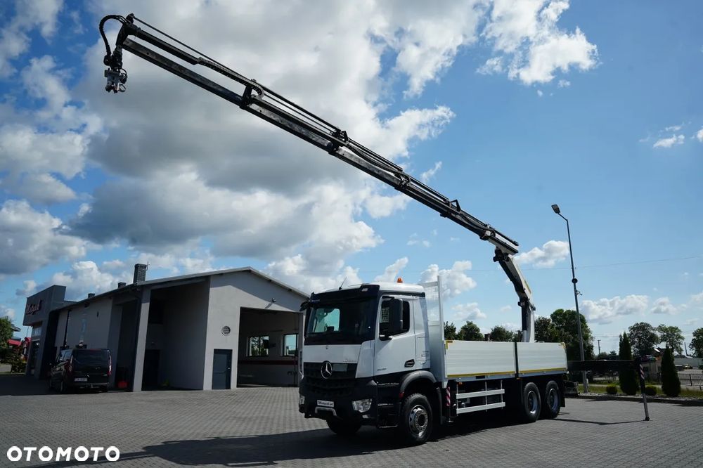 Mercedes-Benz AROCS 2636 / 6x4 / SKRZYNIOWY - 6,3 M / HDS PALFINGER PK 22002- EH D- 15 M / MAX UDŹWIG 5 700 KG / ROTATOR / PILOT / EURO 6 - 2