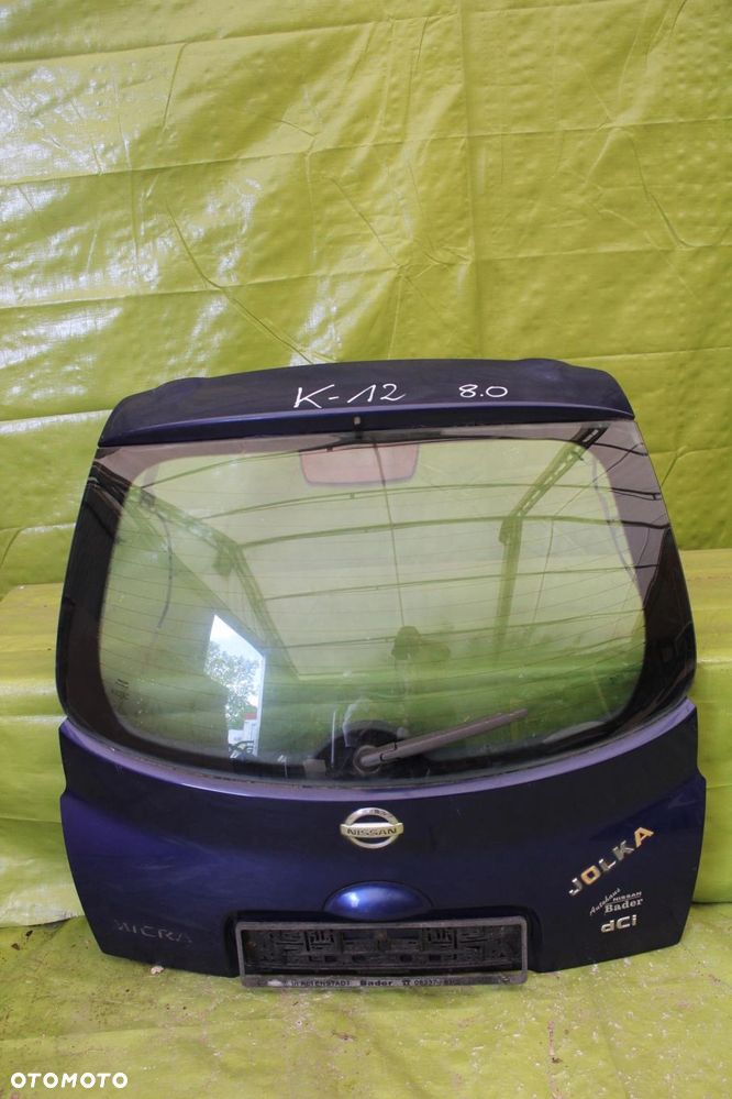 Klapa tył Nissan Micra K12 2003-2010r. - 1