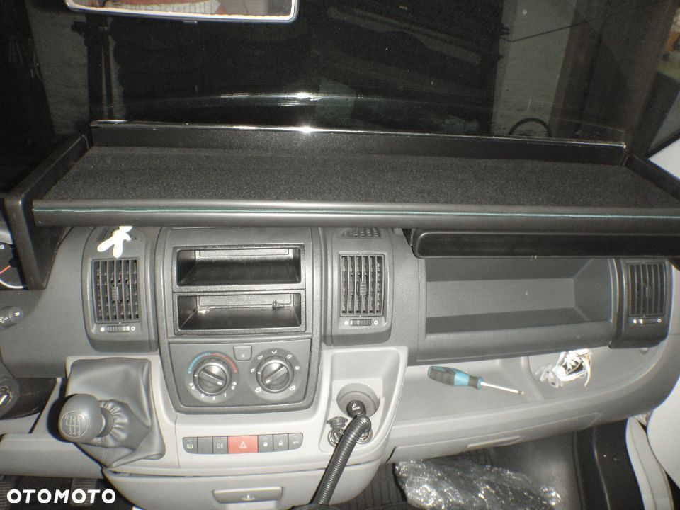 półka półeczka na deska rozdzielczą RTV szuflada długa fiat ducato boxer jumper 06-22r - 6