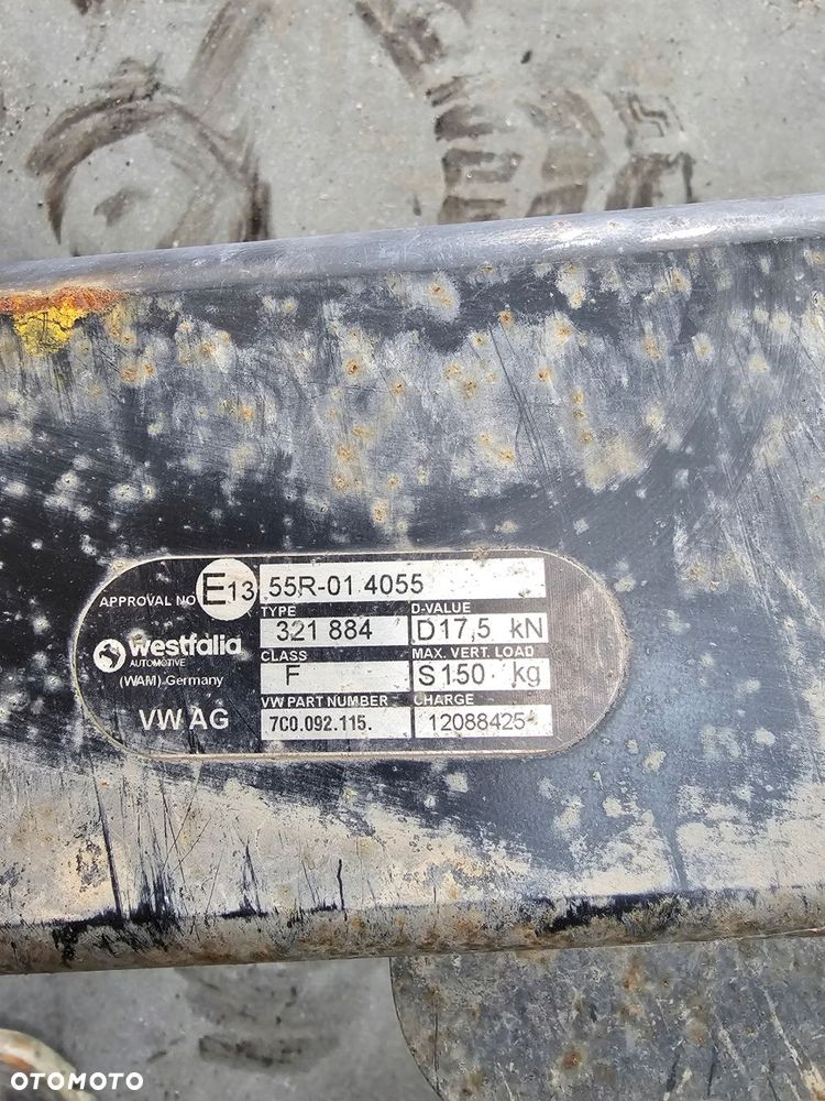 hak holowniczy man tge 7c0092115 westfalia - 4