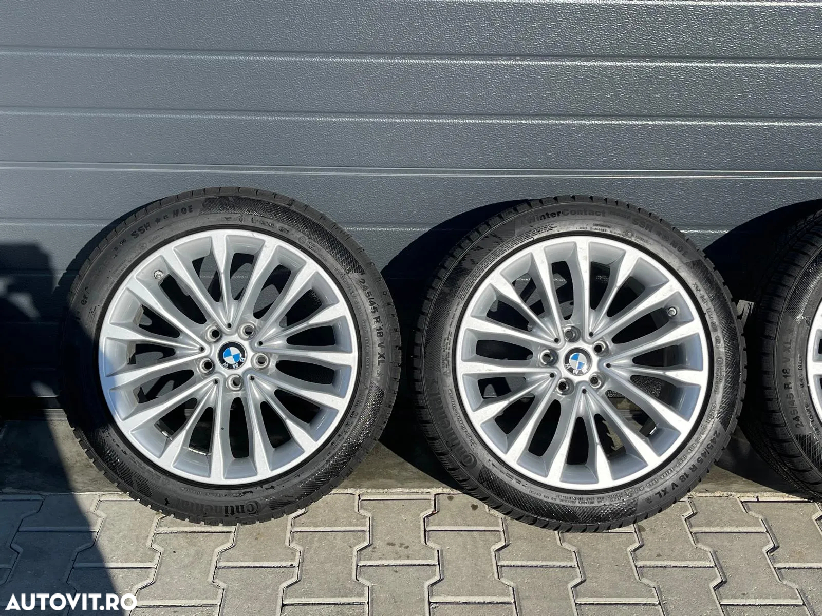 Jante Bmw seria 5 G30 originale 18 inch cu anvelope iarna - 3