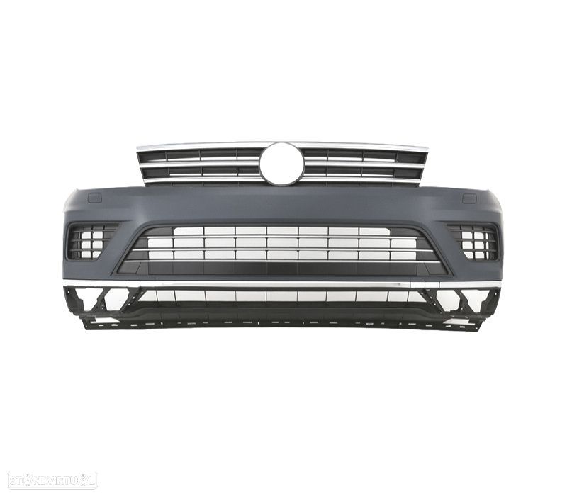 PARA-CHOQUES FRONTAL VOLKSWAGEN VW TOUAREG 14-18 LOOK R LINE - 2