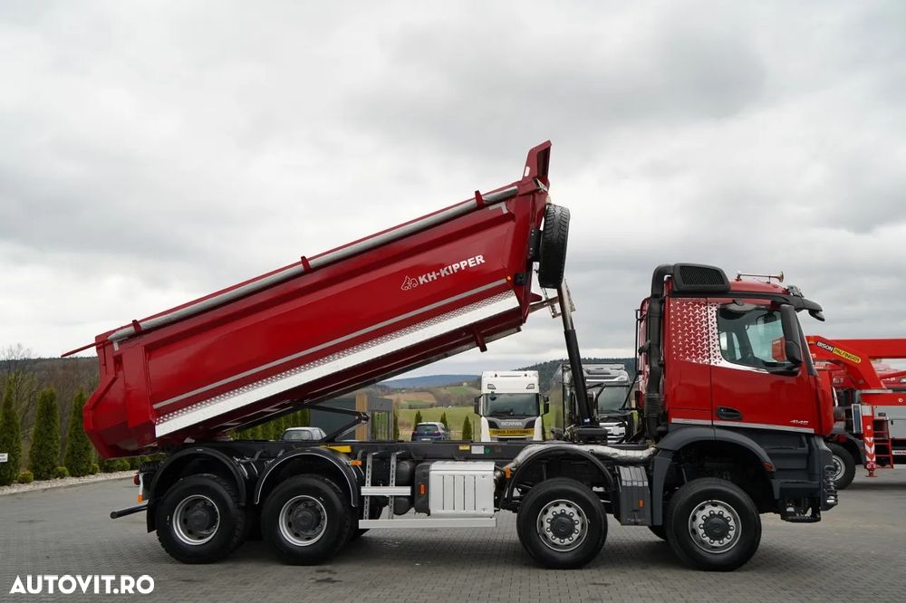 Mercedes-Benz AROCS 4145 / 8x8 / BASCULATOR SPATE / KH KIPPER / MANUAL / ANVELOPE 100% / EURO 6 - 5