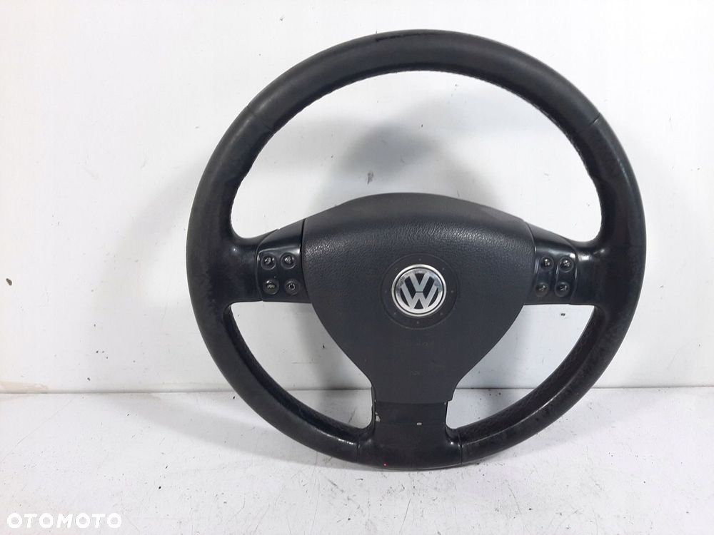 VW TOURAN 05R KIEROWNICA SKORA TROJRAMIENNA MULTIFUNKCJA 1K0419091A AIRBAG