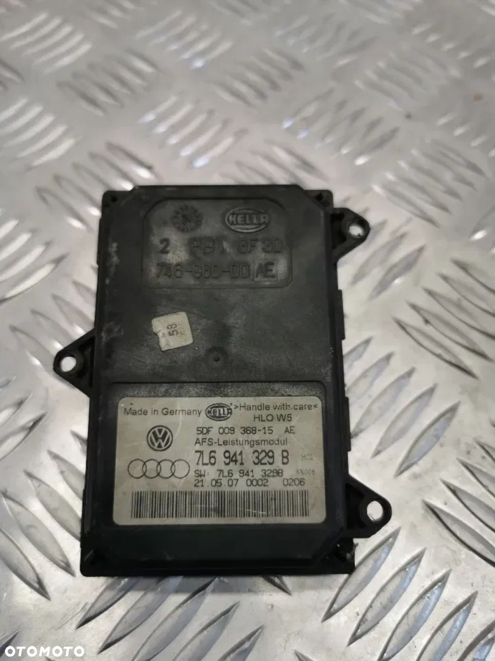 VW TOUAREG 7L LIFT 06-09R MODUL SKRETU AFS PRAWY LEWY 7L6941329B - 1
