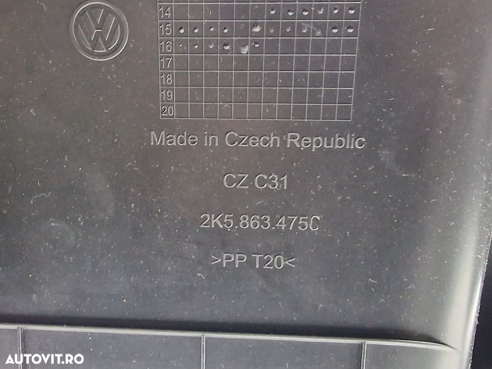 Consola centrala VOLKSWAGEN CADDY IV Estate SAB, SAJ 2015 - >2.0 TDI CUUD, DFSD 2K5863475C - 2