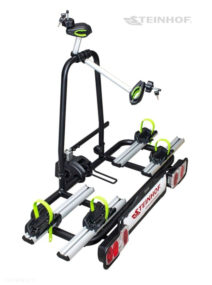 Platforma bagażnik rowerowy na hak E-VETURO 2 Steinhof na 2 elektryczne rowery E-BIKE Darmowa wysyłka - 3