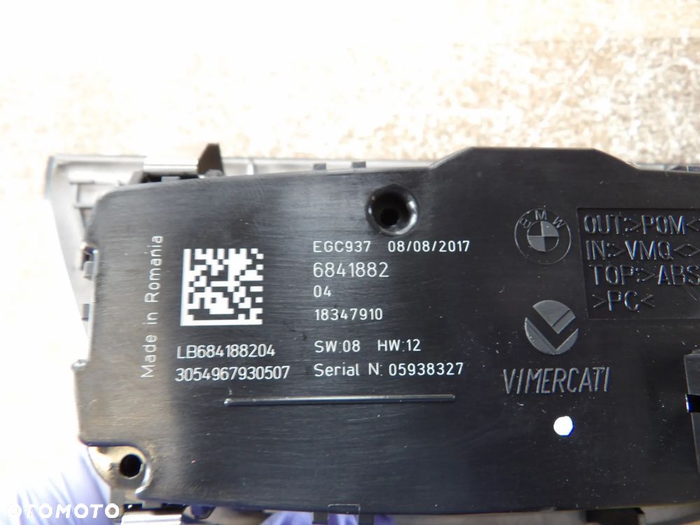 BMW - G30,G31 - WLĄCZNIK ŚWIATEŁ - DEMONTAŻ - EUROPA - 6841882 - 2