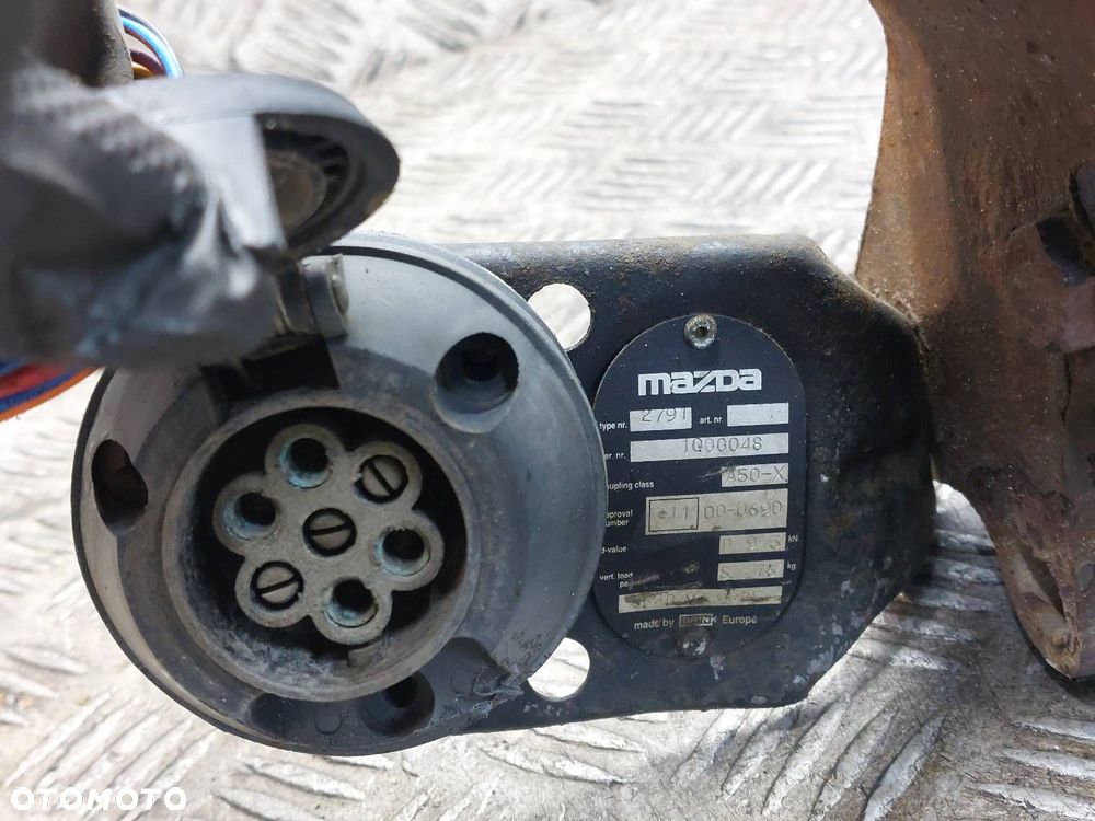 HAK HOLOWNICZY + TABLICZKA + WIĄZKA MAZDA 626 V GF LIFT KOMBI - 5