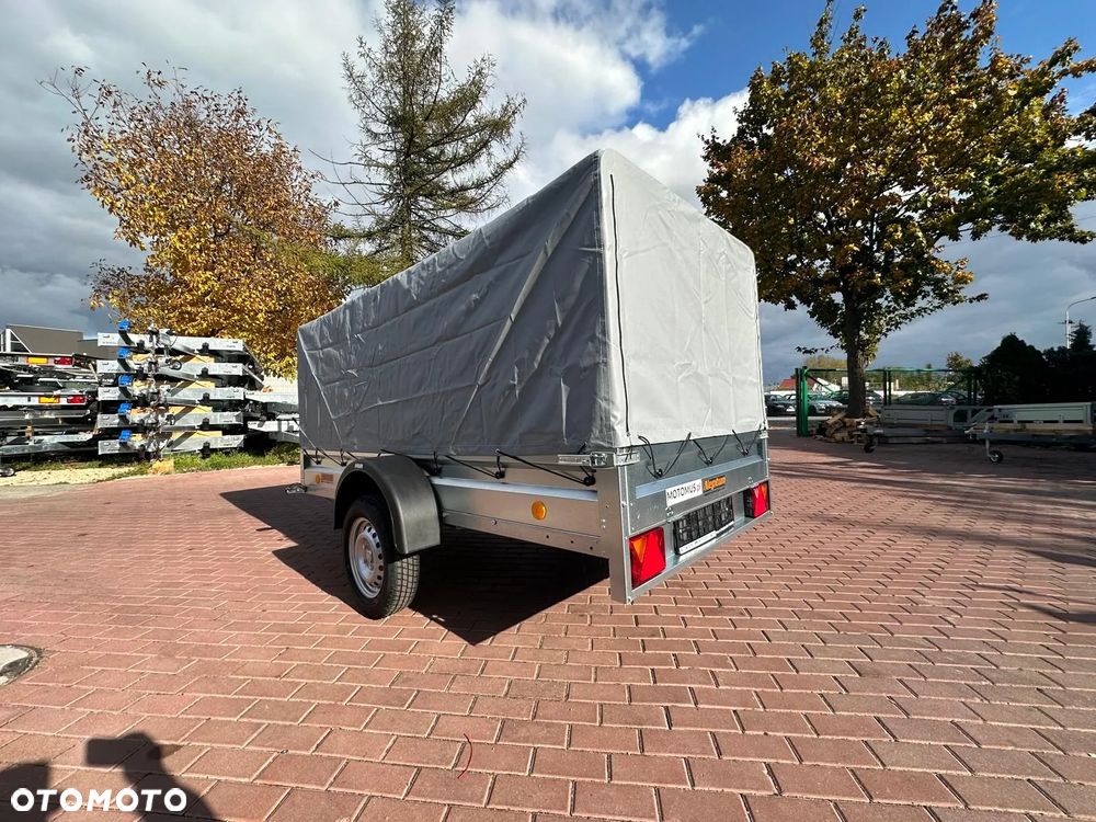 Neptun Przyczepa Neptun N7-263 PTW + stelaż i plandeka H80 cm 1 osiowa DMC 750kg HIT CENOWY - 7