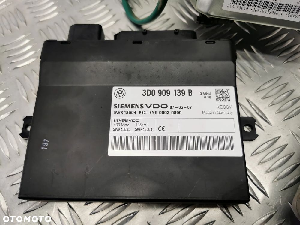 PORSCHE CAYENNE LIFT 07-10R ZESTAW STARTOWY 4.8 V8 ROZRUCHOWY STEROWNIK DO ODPALENIA 3D0909139 B - 5