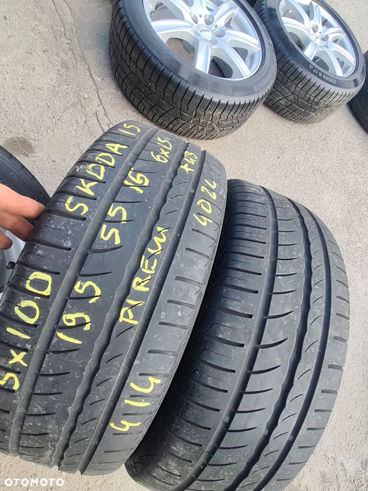 5x100 Felgi Aluminiowe Alufelgi Oryginalne 15 Koła Letnie Lato SKODA FABIA PRAKTIK ROOMSTER RAPID OCTAVIA I SEAT IBIZA CORDOBA TOLEDO II 2 IV 4 LEON I VW FOX POLO GOLF IV 4 NEW BEETLE BORA AUDI A3 8L A2 A1 Legnica ALU-RAD 195/55 - 20