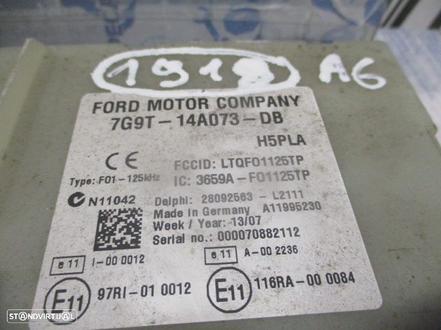 Centralina 5WS40595E 7G9112A650UE  7G9T14A073DB   FORD MONDEO 4 2007 2.0TDCI 140CV 4P CINZA SIEMENS - 10