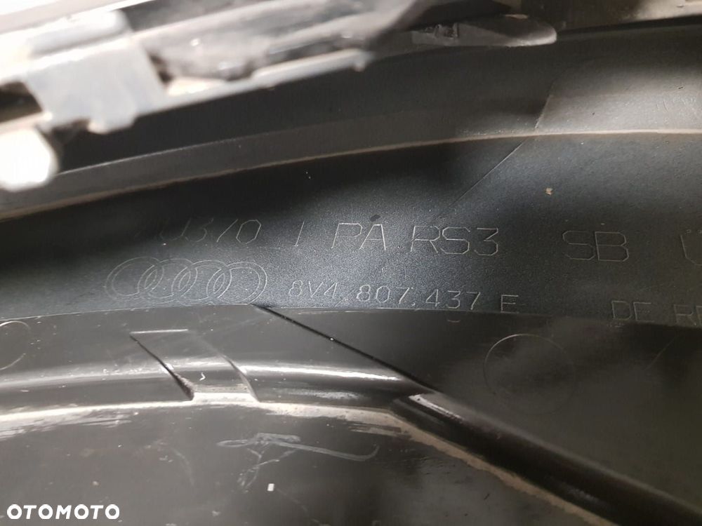 AUDI RS3 8V4 LIFT SPORTBACK ZDERZAK PRZEDNI GRILL 8V4807437E - 11