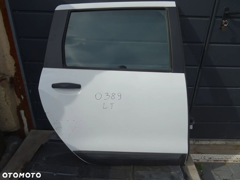 DACIA LODGY DRZWI PRAWE TYL TYLNE O389 BIALE SZYBA PODNOSNIK ZAMEK KLAMKA ZAWIAS CZESCI ROZNE