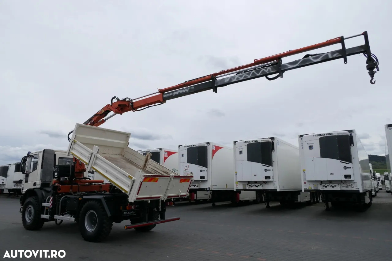 Iveco EUROCARGO 150E25 / 4X4 / BASCULANTE + HDS TEREX 120.2 E / PENTRU INDUSTRIA ELECTRICĂ / RADIO CONTROL / 67.000 KM KILOMETRAJ - 4
