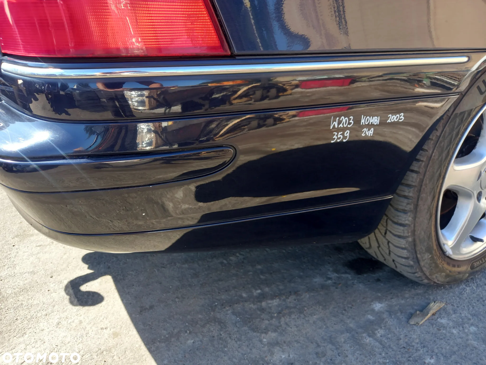 MERCEDES C W203 ZDERZAK TYŁ TYLNY TYLNI 359 KOMBI - 6