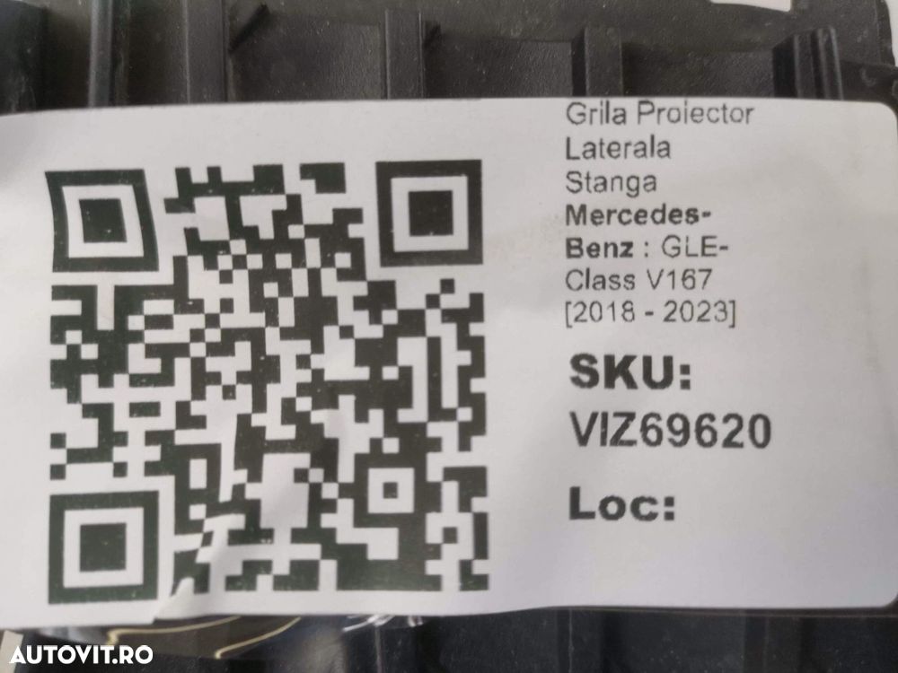 Grila Proiector Laterala Stanga Mercedes-Benz  GLE-Class V167 2018 201 - 8