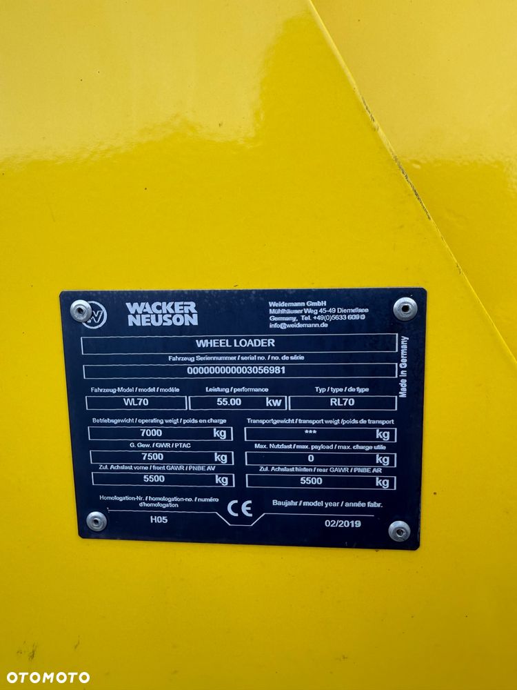 Wacker Neuson WL 70 - 12