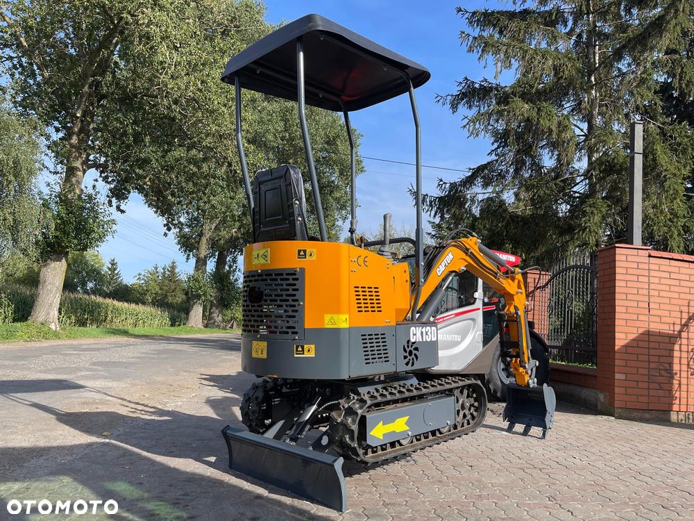Inny Minikoparka CAPTOK CK13D NOWA KOPARKA 1.3 TONY 2026 ROK RATY/LEASING - Szybka decyzja ! Łyżka, Joystick, Ścisk mechaniczny z przodu SUPER STAN - 28