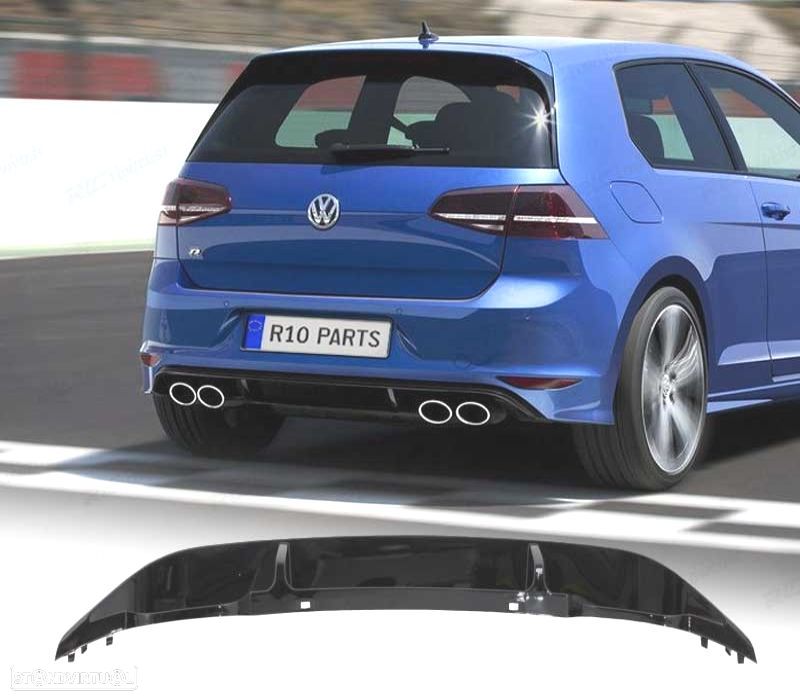 DIFUSOR VOLKSWAGEN VW GOLF 7 12-17 LOOK R LINE - 1