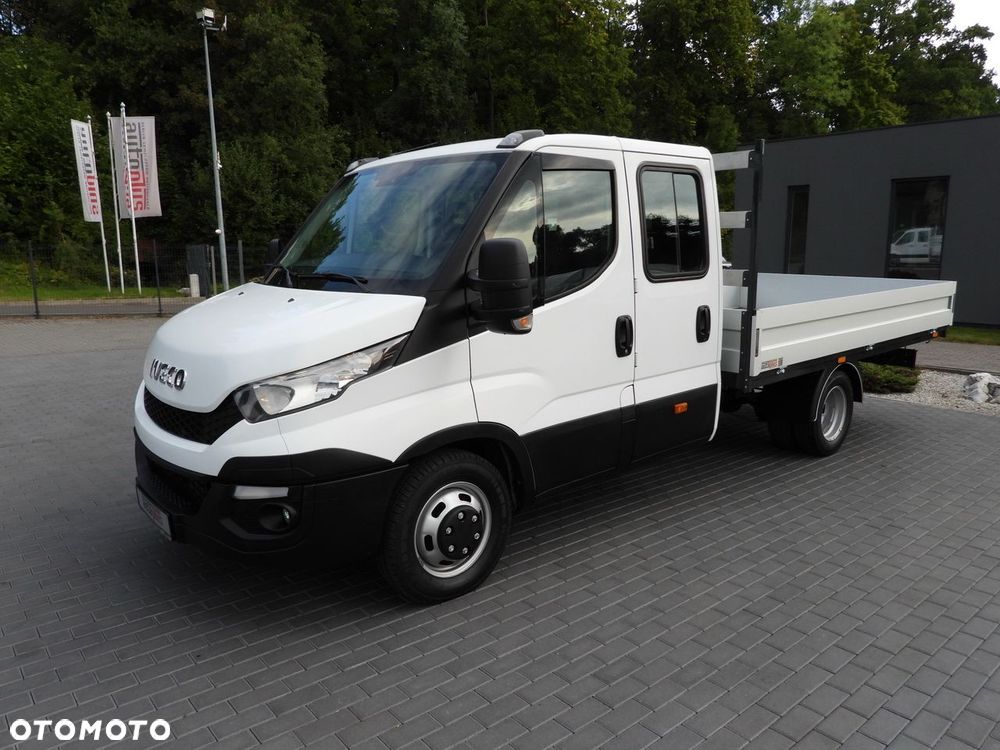 Iveco DAILY 35C17 SKRZYNIA PODWÓJNA KABINA DOKA 7 MIEJSC TEMPOMAT BLIŹNIACZE KOŁA KLIMATYZACJA  170KM - 7
