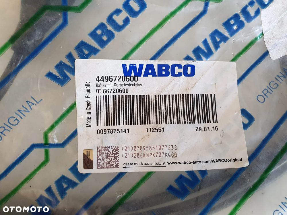 Zestaw naprawczy do przewodów, przewód ABS, WABCO 4496720600 - 3