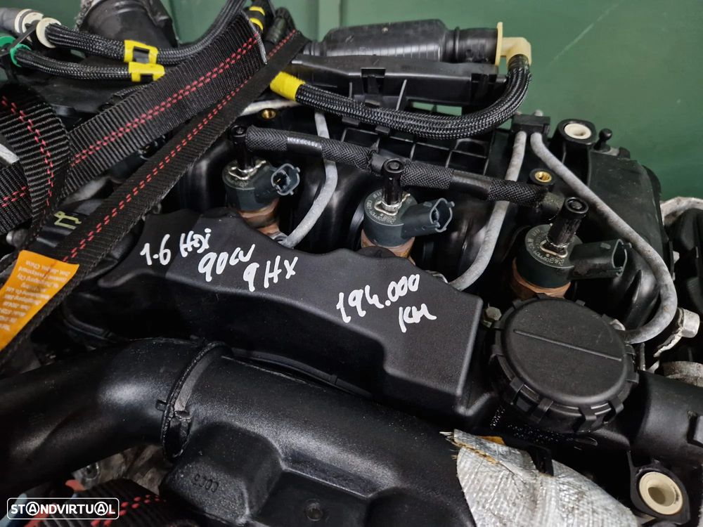 Motor usado 9HX PEUGEOT 307 1.6 HDI 90CV 207 206 308 3008 PARTNER CITROEN C4 C5 407 MINI FORD MAZDA - 2