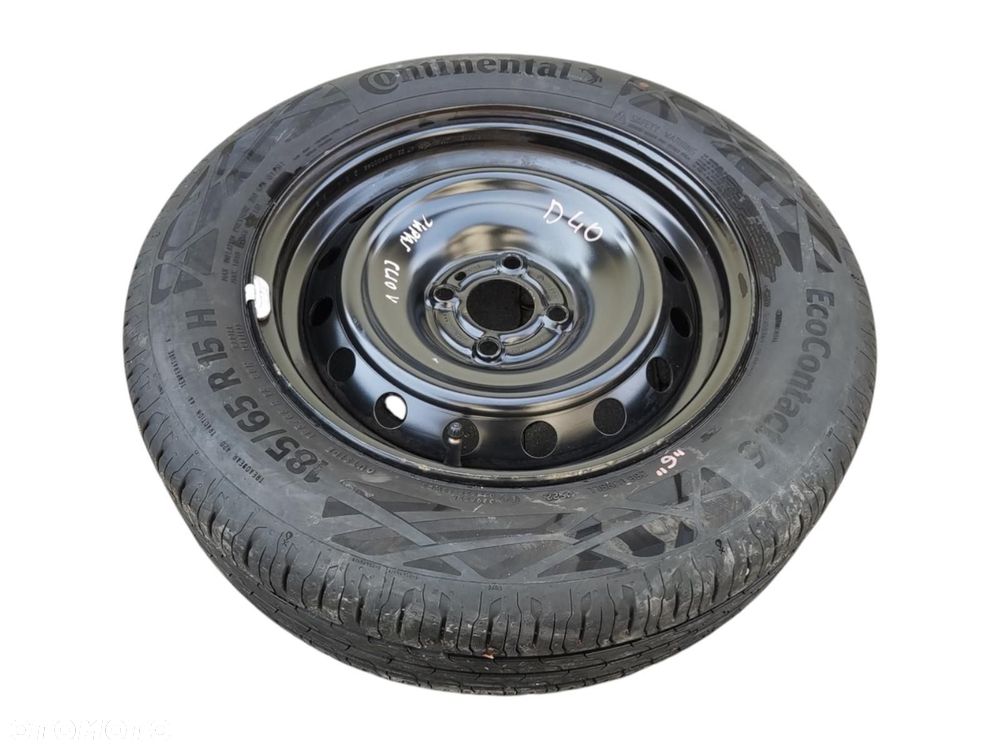 KOŁO DOJAZDOWE ZAPASOWE DOJAZDÓWKA 15 RENAULT CLIO V 2019-2024 4X100 - 1