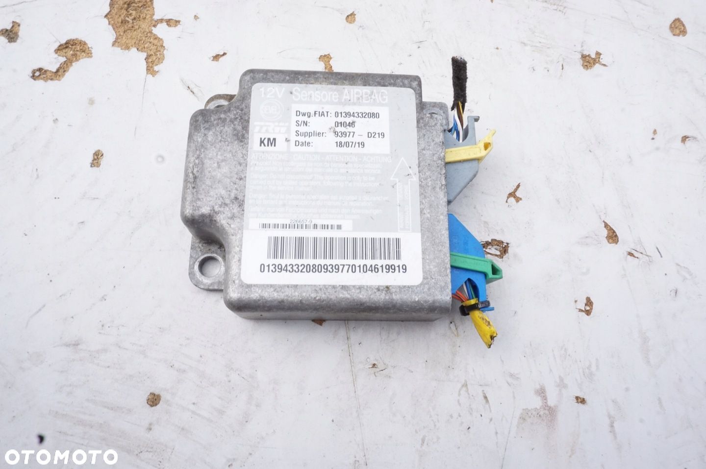 SENSOR AIR BAG 01394332080 FIAT DUCATO 3 III FL - 1
