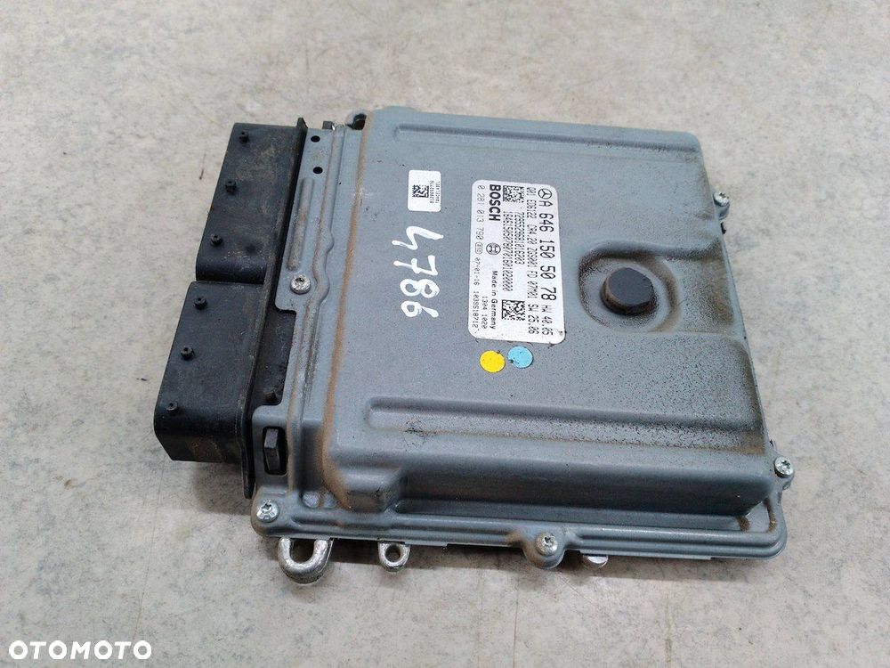 KOMPUTER, STEROWNIK MERCEDES-BENZ VITO W639 A6461505078  0281013790  BOSCH - 7