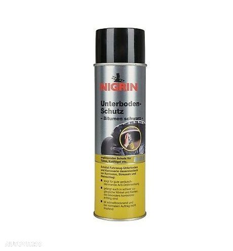 Spray antifon cu bitum negru 500 ml Nigrin; agent bituminos - 1