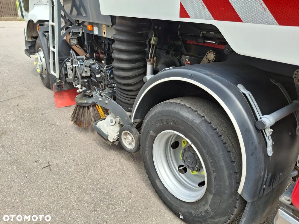 Renault Midlum 220 DXI Zamiatarka SEMAT Zoeller Johnston Szczotki L/R Obie Strony 2012r Napęd Hydrostat Euro 5 Rura Do Liści Studzienek 3873 Mth - 13